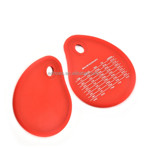 Raspador de masa de silicona antiadherente multifunción, herramienta desechable para hornear para limpiar y medir pasteles y repostería - Product Image 4