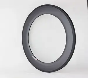 Road Carbon Wheel Rim 700c 88mm profile tubular carbon rim brake 23mm width