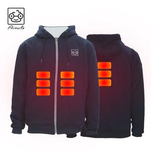 Giacca con cappuccio riscaldata giacca invernale ricaricabile a batteria in <span class=keywords><strong>pile</strong></span> di cotone Shell Racer per l'inverno lunghezza regolare dell'abbigliamento - Product Image 1