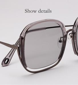 ADE WU XG95015 Nuovo Modo di Arrivo di Grandi Dimensioni Mezza Telaio Occhiali Da Sole Donna Variopinto di Estate di Vacanza Occhiali Stile - Product Image 6