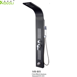 ห้องน้ำน้ำตกนวดอุณหภูมิควบคุมไม้ไผ่ห้องอาบน้ำฝักบัวแผง - Product Image 6
