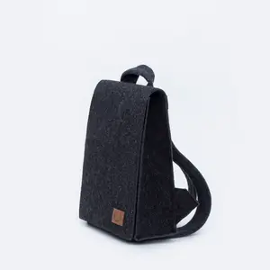 China Suppliers Handmade Unisex Fireproof Travel felt backpack