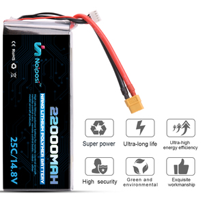 22000mAh 4S 14.8V ドローン飛行用リポバッテリー 15C 20C 25C クアッドコプター RCリモコンヘリコプター - Product Image 3