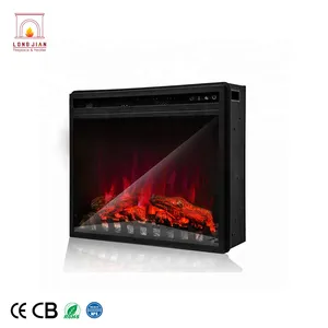 Professional supply resin log electric mechanical control decorative fireplace with high quality electric fireplace china