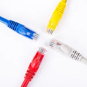 深圳工厂网络电缆 rj45 pvc 夹克 18awg utp cat5e 跳线