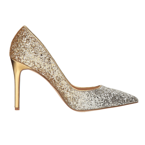 Nuovo modello elegante glitter tacco alto donna scarpe da sposa donna <span class=keywords><strong>tacchi</strong></span> da sposa - Product Image 2