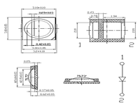 CCT 2000-3000K 4000-5000K 6000-6500K 0,5 Вт 1 Вт класс средней мощности Samsung 3030 SMD светодиодный чип LM301B