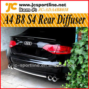 A4 b8 s4 look diffuseur arrière pour audi a4 b8 avec de l'argent peinture - Product Image 1