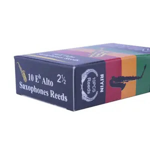 Herramientas Populares para Saxofón Tenor, Lengüeta <span class=keywords><strong>de</strong></span> Saxofón <span class=keywords><strong>de</strong></span> 2.5 mm, 10 Piezas, Lengüeta Profesional para Saxofón Tenor - Product Image 1