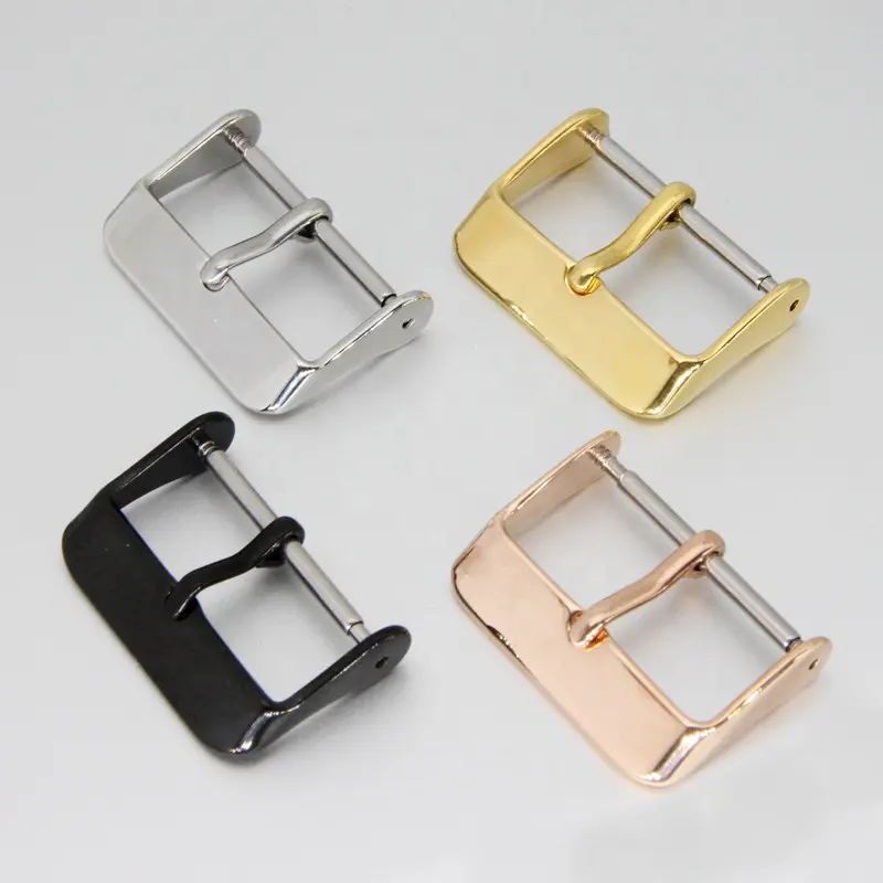 Customize 8mm to 26mm 20mm 22mm 24mm Stainless Steel Pin Buckle Strap Watch Band 16/18mm Clasp Watch Buckles