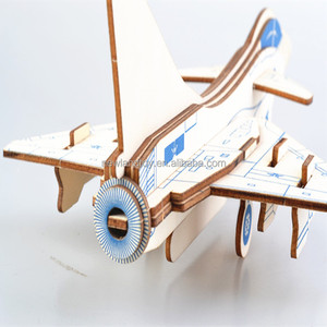 Tùy Chỉnh DIY 3D Bằng Gỗ Jigsaw Puzzle Máy Bay Mô Hình Gỗ Ván Ép Giáo Dục Toy Puzzle Trò Chơi Cho Người Lớn Và Trẻ Em - Product Image 2