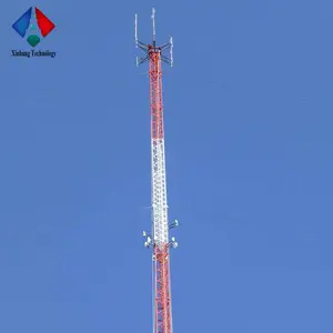 Antenna Telecommunication Guyed Mast Tower