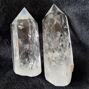 Obelisco di guarigione del quarzo dei punti in piedi del cristallo di quarzo di roccia naturale di grandi dimensioni all'ingrosso per la decorazione - Product Image 4
