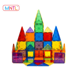 Magnetic Building tiles Toys Childrens car set perfect compatible with <span class=keywords><strong>playmags</strong></span> tiling magnetic - Product Image 5