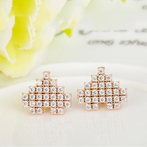 Teemi 2015 del amor del corazón del oro de la joyería de moda personalizada Nuevo diseño de 18K Rose plateó AAA del Zircon Romat - Product Image 5