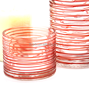 Wholesale Cheap clear Glass Swirl <strong>Candle</strong> Holder <strong>Hurricane</strong> - Product Image 3