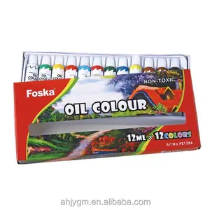 Foska High Quality Oil Tube Artist Oil Color Paint Set