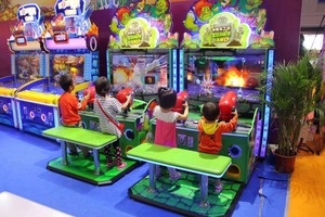 Precio <span class=keywords><strong>de</strong></span> fábrica Arcade que funciona con monedas Indoor Sport Amusement Zombie Land Lottery Ticket Game Machine para la venta - Product Image 2