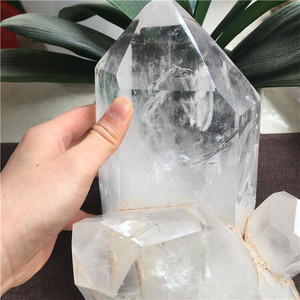 Bán Mẫu Vật Tinh Thể Thạch Anh Trong Suốt Lớn Tự Nhiên Tinh Thể Cụm Điểm Tinh Thể - Product Image 5