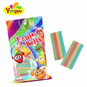 Kẹo chua Gummy vành đai cầu vồng