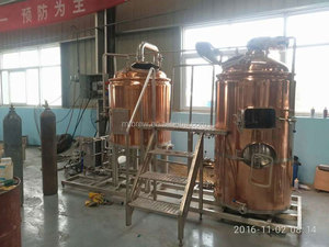 Cuivre allemand bière brasserie kit/fabrication de la bière machine de brassage fermenteur avec soulagement valeurs - Product Image 4