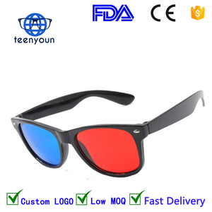 <span class=keywords><strong>Gafas</strong></span> <span class=keywords><strong>3D</strong></span> Rojas y Azules Teenyoun Yiwu, Gran Oferta, Unisex, para Cine en Casa, Buen Precio, Compra al por Mayor - Product Image 4