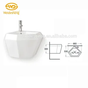 Personalizado ecológico europeo flush WC cerámica conjunto color de pared colgaba WC