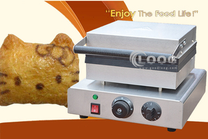 Cute Hello Kitty Cat Waffle Making Machine Commercial Cartoon Animal Shape <strong>Crisp</strong> Waffle <strong>Maker</strong> With Custom Plate - Product Image 6