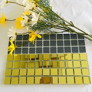 AYSHA Versione Aggiornata Antiossidante 3.2mm 30x30cm Piastrelle Mosaico in Vetro Quadrate Eco-Friendly - Design Moderno per Decorazione Murale Soggiorno - Product Image 5
