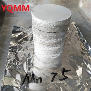 알루미늄 망간 합금 첨가제 태블릿 Mn75 Mn80 Mn85 75Mn25Al 80Mn20Al - Product Image 1