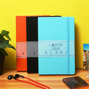 Campione gratuito di LABON quaderno fatto a mano con rilegatura cucita A5 con pagina interna vuota rigata a griglia punteggiata - Product Image 2