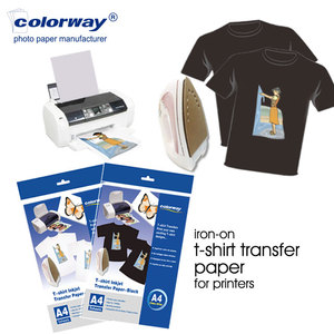 Colorway <strong>Factory</strong> Supply Inkjet Heat Transfer <strong>Paper</strong> for Creative t Shirts Design - Product Image 3