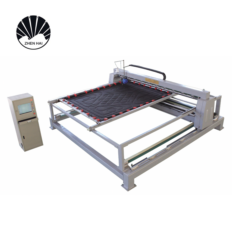 Маленькая область Одна Головка одна игла лучшая машина для квилтинга, автоматическая промышленная головка передвижная компьютеризированная машина для квилтинга