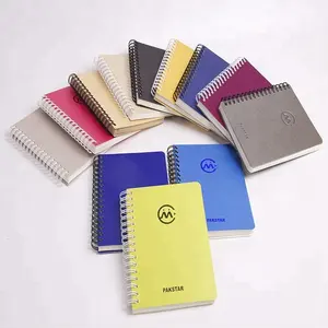 Grosir Disesuaikan Kecil Sisi-spiral Saku Catatan Buku Notepad Notebook dengan Logo Cetak