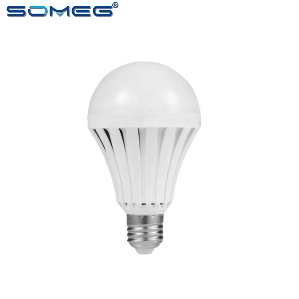 Automatic Charging LED Emergency Bulb 5w Cool White Rechargeable Battery E27 Battery Duration