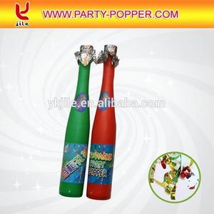 Champagne bottle confeti colorful. Cricle sheet metal - Product Image 5