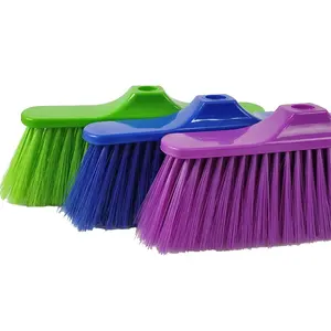 PET Bristles Plastic Broom Head With Italian Thread