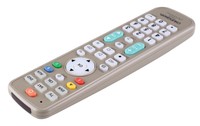 Télécommande universelle sans fil 6-en-1 pour téléviseur UR618, compatible avec 6 appareils, avec piles AAA rechargeables, fréquence 38 kHz