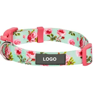 Bestone Pet Spring Scent Floral Collection-collares de bricolaje regulares, personalizados collares para perros cachorros