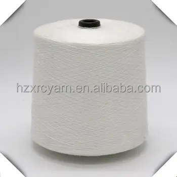 AA grade ppt nylon viscose 100% core spun raw white yarn 28s