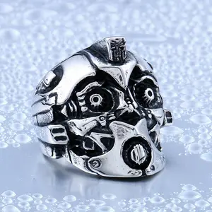 TOP hot koop Prachtige 316L Rvs Sieraden Casting De Film Transformers heren Ring