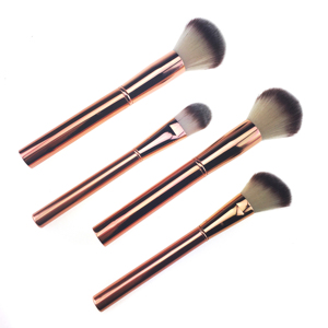 Kit de pinceaux de maquillage, ensemble Rose en Aluminium, luxe, Portable, grand prix, personnalisé, pour fond de teint, produit cosmétique, vente en gros - Product Image 2