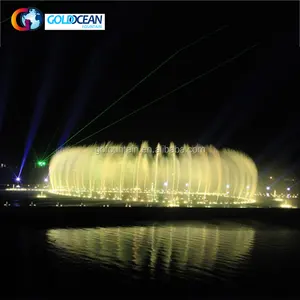 กลางแจ้งขนาดใหญ่ Multicolor ดนตรีเต้นรำน้ำ River Fountain