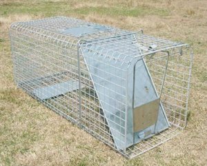 Facile Set Zincato Pieghevole Filo trappola per topi di Grandi Dimensioni Gabbia per Animali - Product Image 2