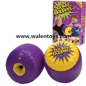 inflatable boppers toy game boxing socker pillow/gloves