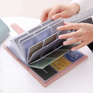 Di modo DELL'UNITÀ di elaborazione di colore della caramella 96 slot per schede di business della carta di credito del raccoglitore personalizzato logo della cartella di affari del supporto di carta - Product Image 2