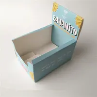 מותאם אישית מודפס קרטון דלפק תצוגת קופסות עבור אנרגיה בר שוקולד בר תיבת מט משטח