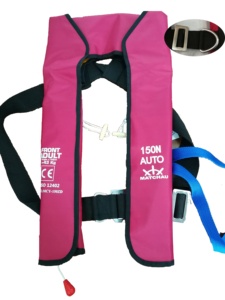 MATCHAU 150N Single Chamber Automatic Inflatable Life Jacket for Adult