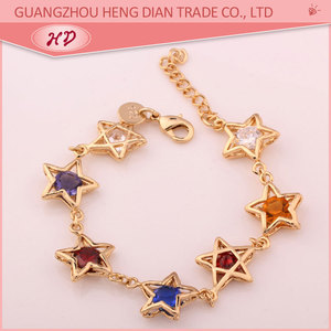 Bracelets en <span class=keywords><strong>or</strong></span> plaqué <span class=keywords><strong>or</strong></span> <span class=keywords><strong>18</strong></span> <span class=keywords><strong>carats</strong></span> pour femmes, design tendance pour filles - Product Image 2