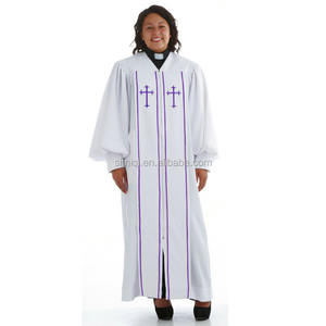 Túnica bautismal <span class=keywords><strong>de</strong></span> algodón Lisa pura con <span class=keywords><strong>esperanza</strong></span> religiosa <span class=keywords><strong>de</strong></span> <span class=keywords><strong>Iglesia</strong></span> - Product Image 6